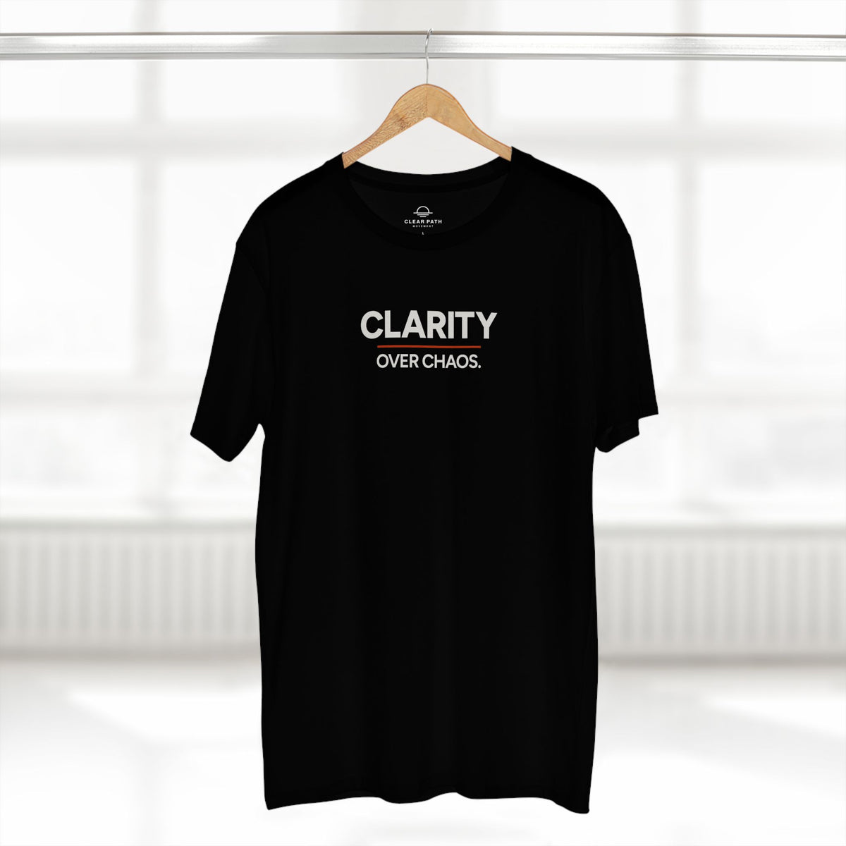 Clarity Over Chaos Unisex Staple Tee