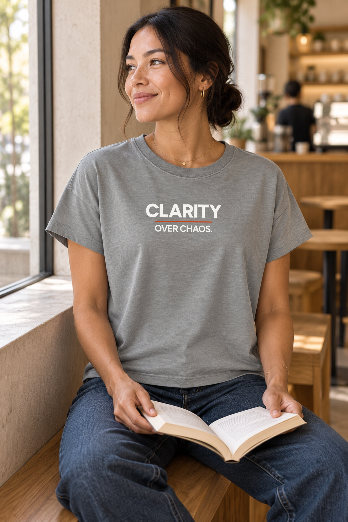 Clarity Over Chaos Women’s Vintage Wash Tee