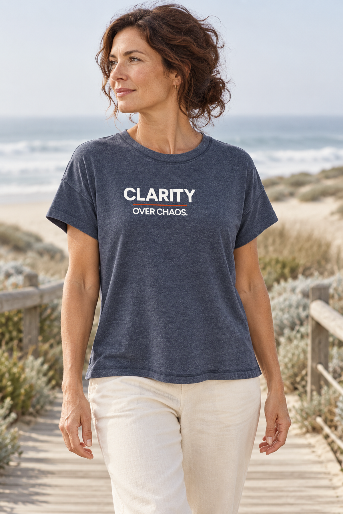 Clarity Over Chaos Women’s Vintage Wash Tee