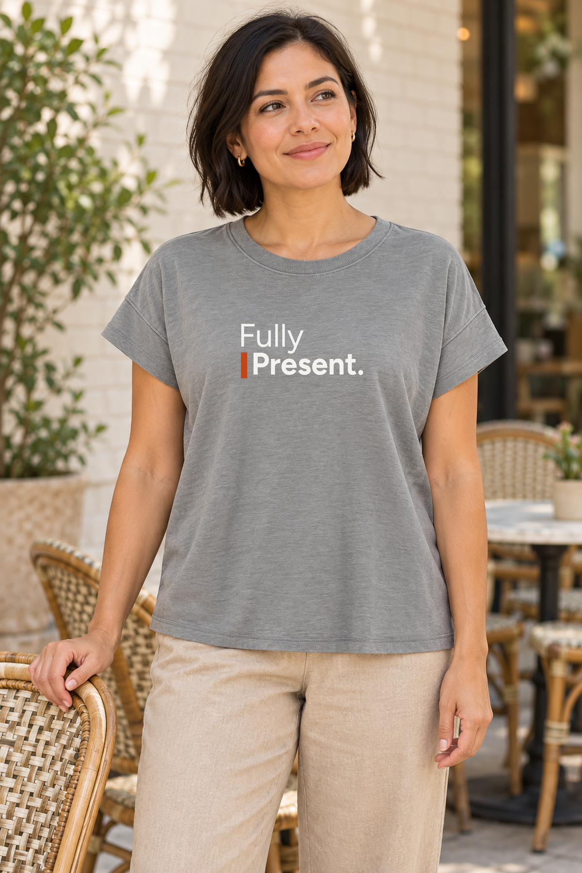 Fully Present Women’s Vintage Wash Tee