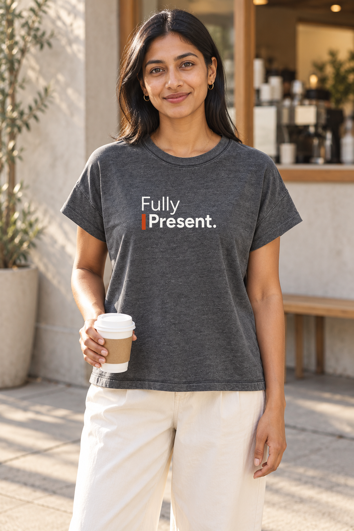 Fully Present Women’s Vintage Wash Tee