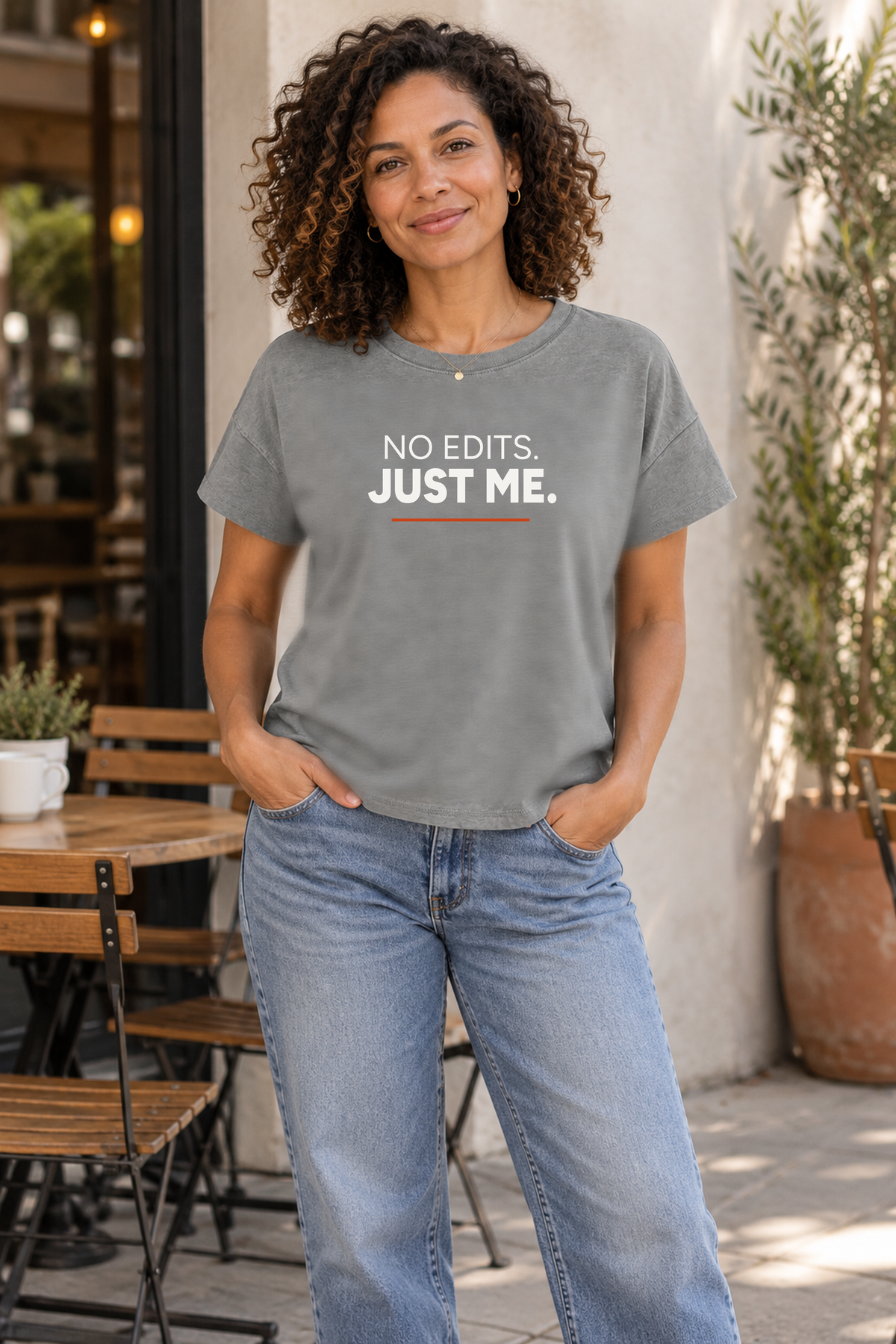No Edits. Just Me. Women’s Vintage Wash Tee
