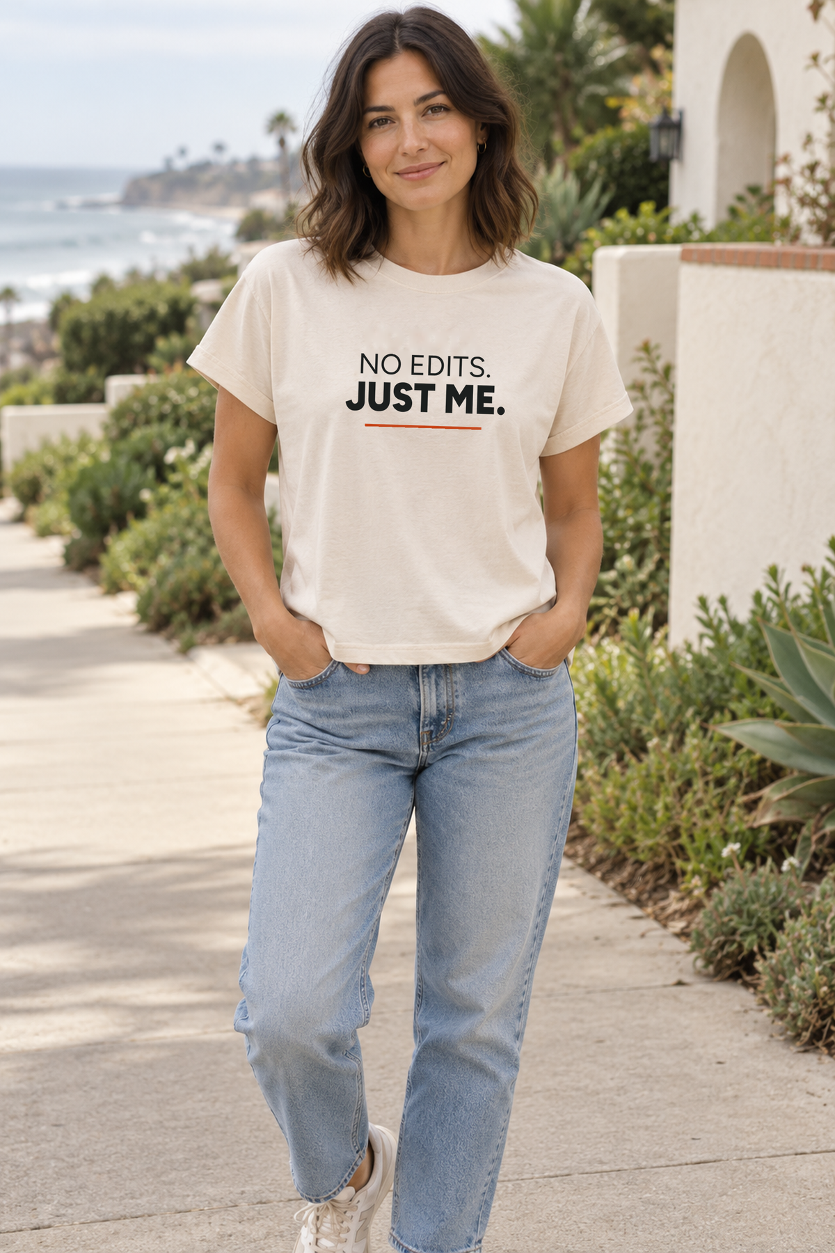No Edits. Just Me. Women’s Vintage Wash Tee