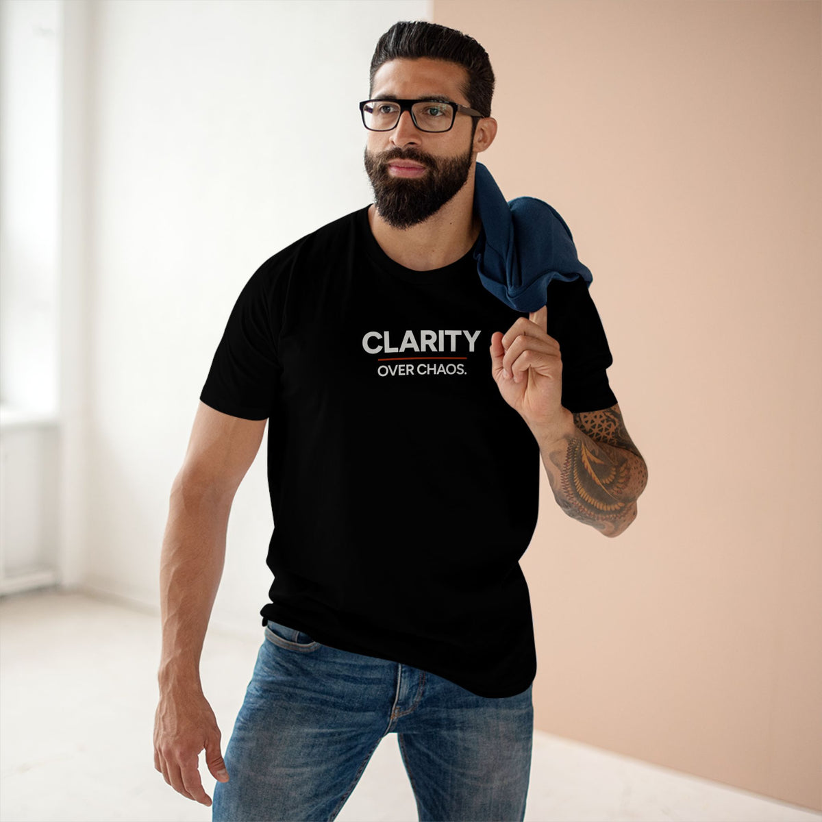 Clarity Over Chaos Unisex Staple Tee