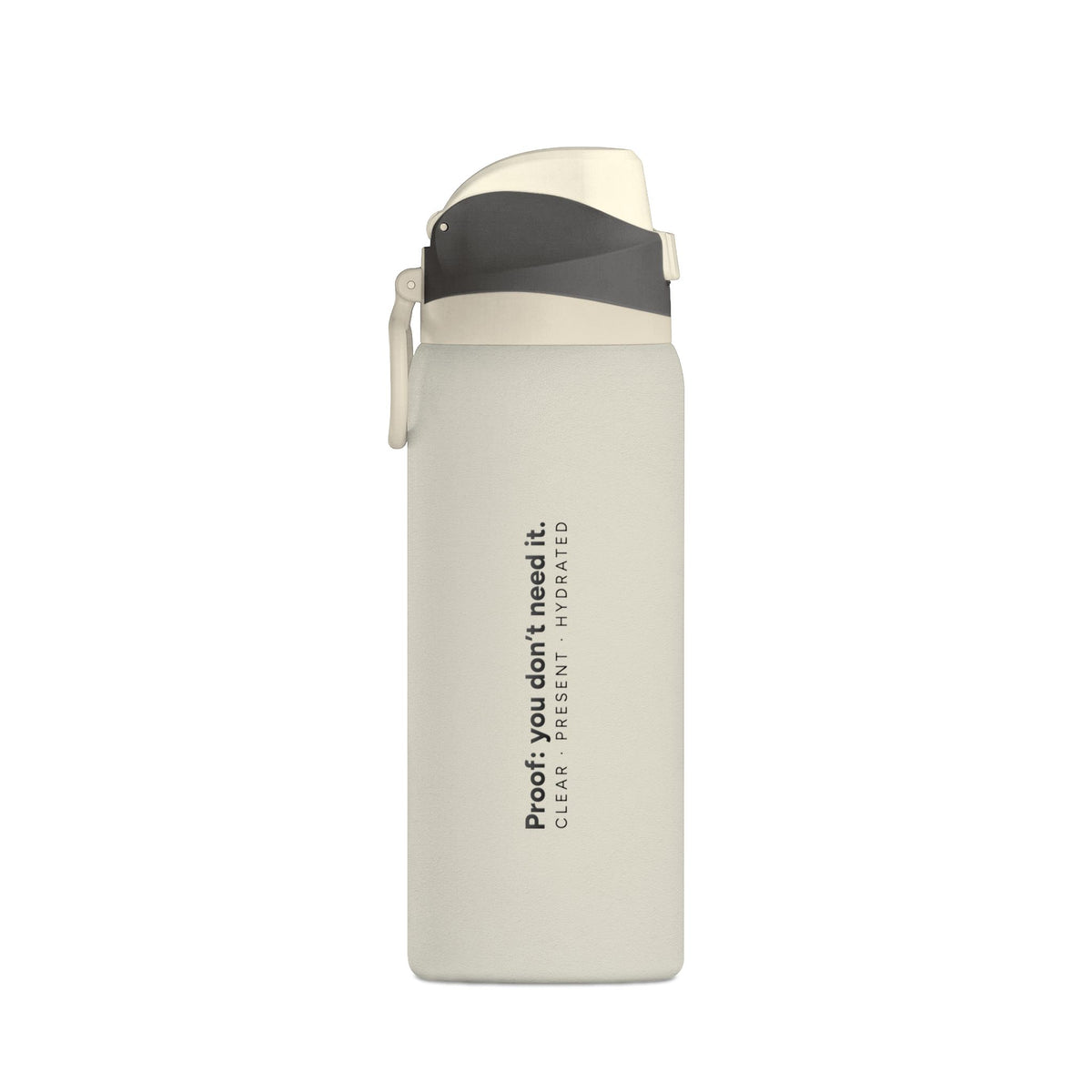Ivory Clear Path 32 oz bottle with vertical “Proof you don’t need it.” lettering and a dark collar.