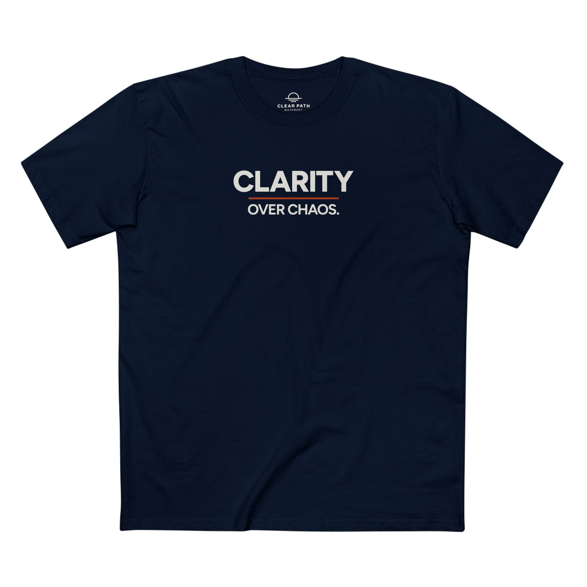 Clarity Over Chaos Unisex Staple Tee