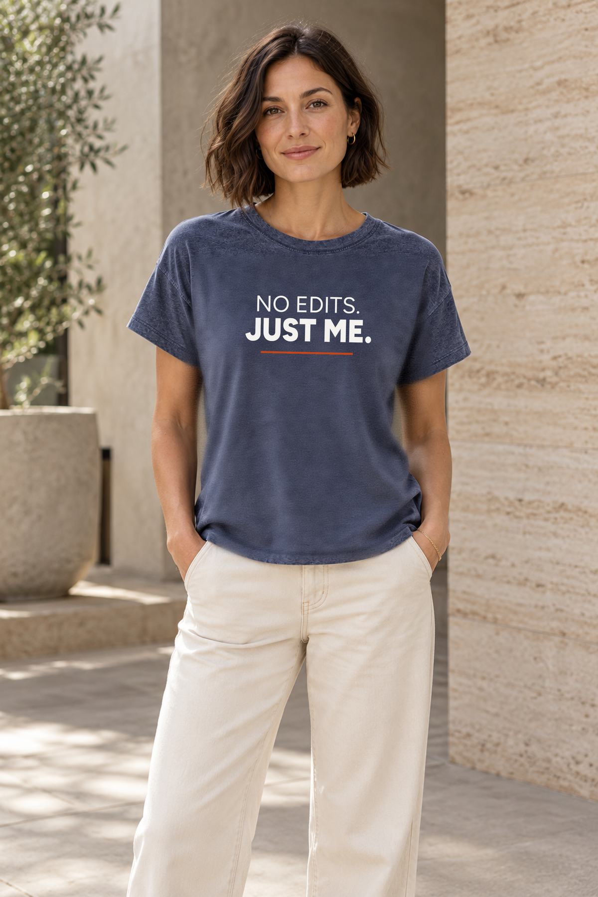 No Edits. Just Me. Women’s Vintage Wash Tee