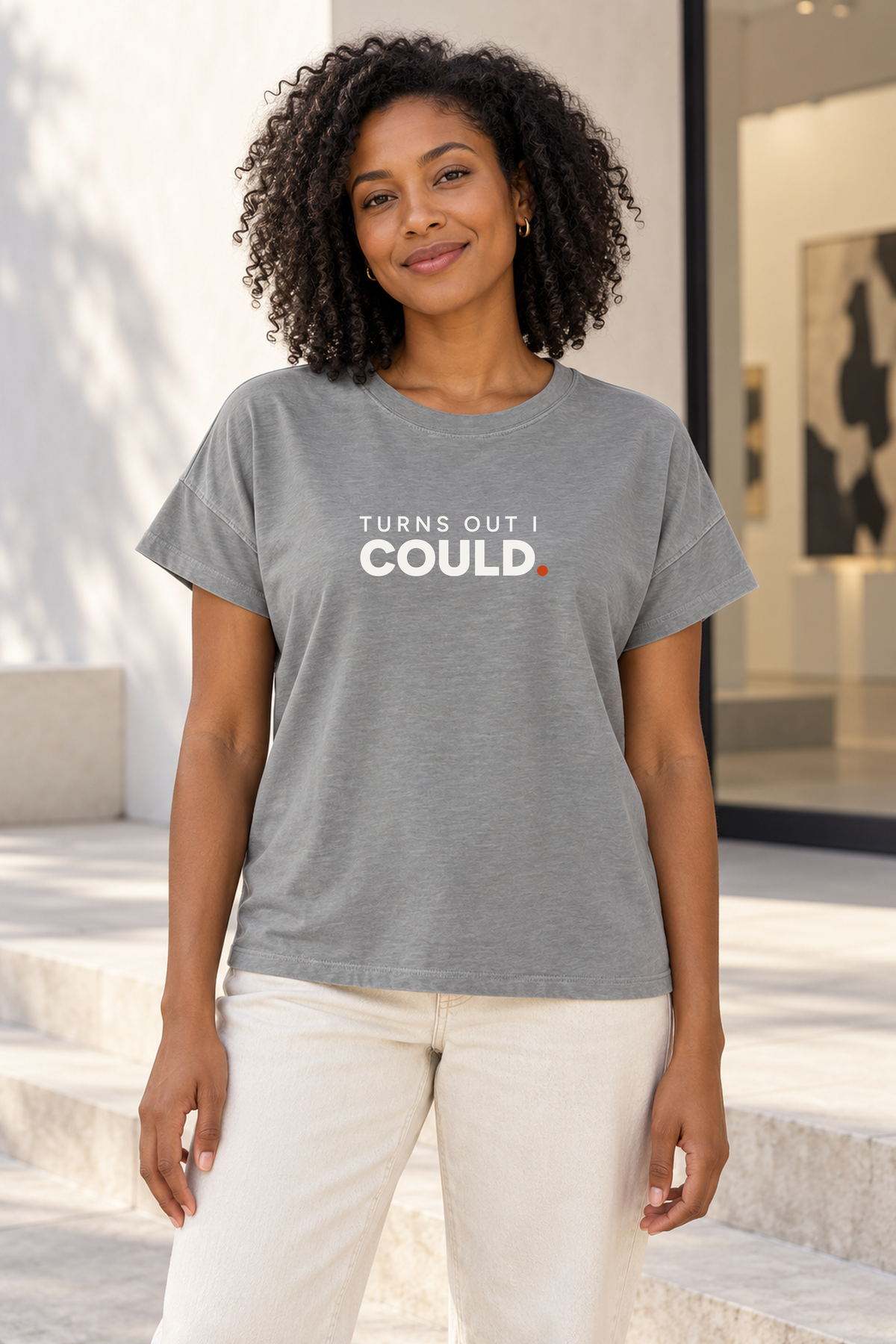 Turns Out I Could. Women’s Vintage Wash Tee