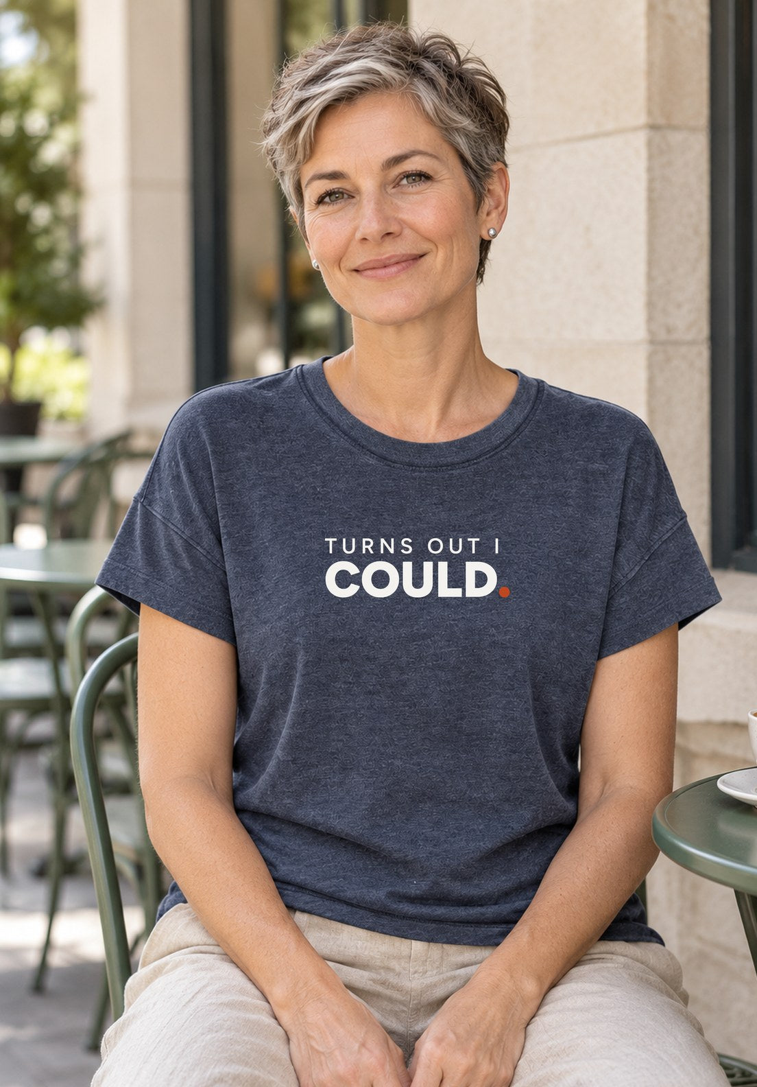 Turns Out I Could. worn by a woman